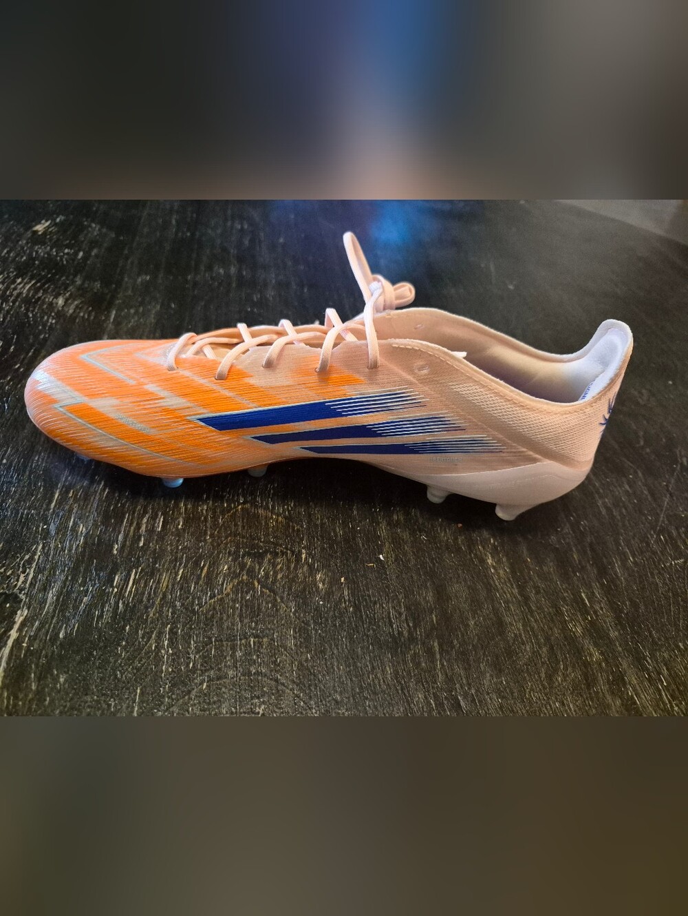 Adidas Womens F50 Sparkfusion Elite Low Soccer Cleat, Bliss Orange - Picture 8 of 15